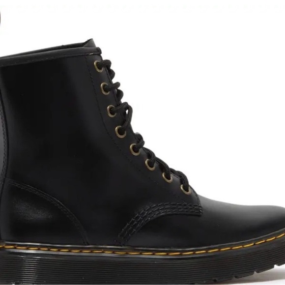Dr. Martens Zavala Black Lace-Up Boots Women’s 7 EU 38 NEW - Picture 3 of 7